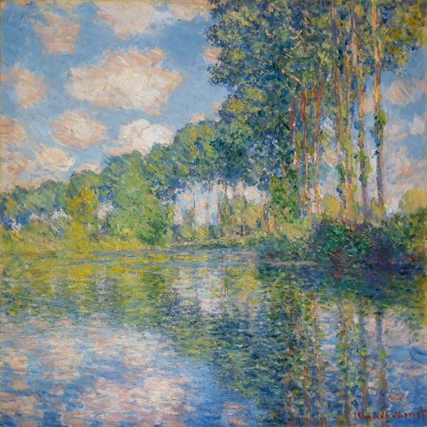 Pappeln an der Epte | Claude Monet | Gemälde Reproduktion