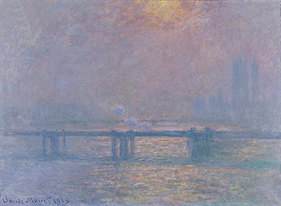 The Thames at Charing Cross, 1903 | Monet | Painting Reproduction