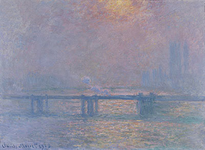 The Thames at Charing Cross | Claude Monet | Painting Reproduction