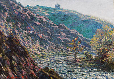 The Petite Creuse River (The Old Tree at the Confluence), 1889 | Monet | Painting Reproduction