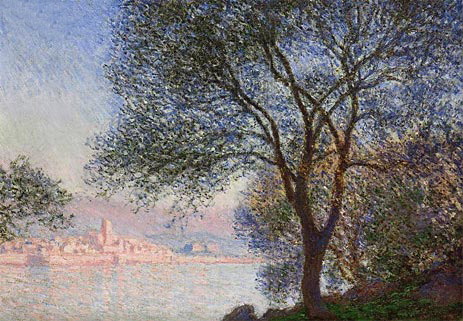 Antibes Seen from the Salis Gardens, 1888 | Claude Monet | Painting Reproduction