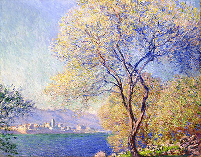 Antibes Seen from the Salis Garden, 1888 | Monet | Painting Reproduction