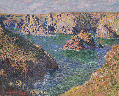 Port-Domois, Belle-Isle, 1887 | Monet | Painting Reproduction