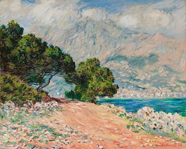 Menton Seen from Cap Martin | Claude Monet | Painting Reproduction