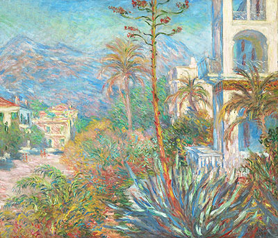 Villas at Bordighera, 1884 | Monet | Painting Reproduction