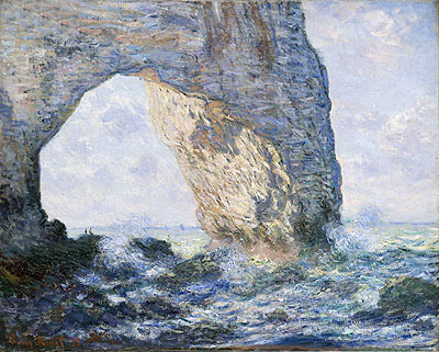 The Manneporte, Etretat, 1883 | Claude Monet | Painting Reproduction
