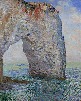 Die Manneporte bei Etretat, 1886 von Claude Monet | Gemälde-Reproduktion