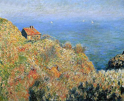 The Fisherman's House at Varengeville, 1882 | Monet | Painting Reproduction
