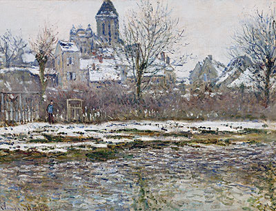 The Church at Vetheuil, Snow, c.1878/79 | Claude Monet | Painting Reproduction