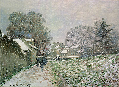 Schnee in Argenteuil | Claude Monet | Gemälde Reproduktion
