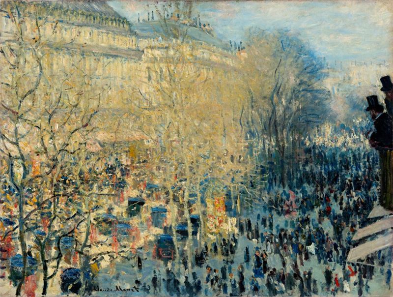The Boulevard des Capucines | Claude Monet | Painting Reproduction