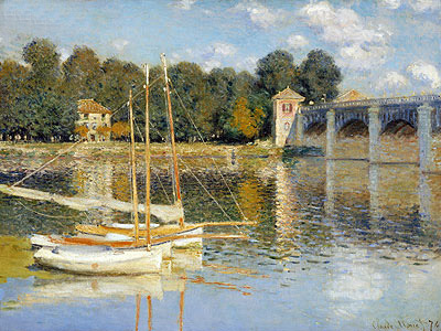 The Bridge at Argenteuil, 1874 | Monet | Painting Reproduction