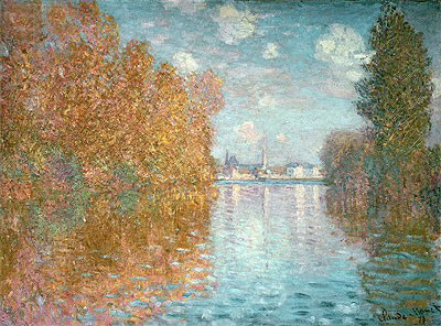 Autumn Effect at Argenteuil, 1873 | Monet | Painting Reproduction