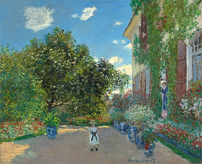 The Artist's House at Argenteuil, 1873 | Claude Monet | Painting Reproduction