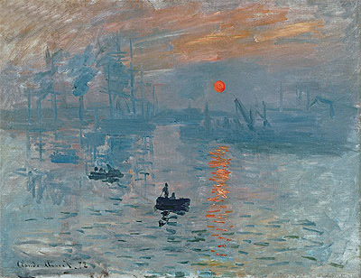 Impression, aufgehende Sonne, 1872 | Monet | Gemälde Reproduktion