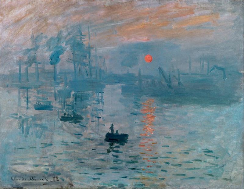 Impression, Sonnenaufgang (Soleil Levant), 1872 von Claude Monet | Gemälde-Reproduktion