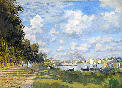 The Basin at Argenteuil, 1872 | Monet | Painting Reproduction
