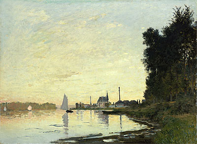 Argenteuil, Late Afternoon, 1872 | Monet | Painting Reproduction
