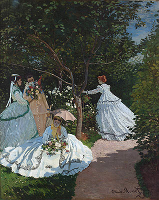 Women in the Garden, 1866 | Claude Monet | Painting Reproduction