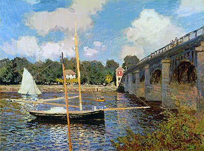 The Bridge at Argenteuil, 1874 | Monet | Painting Reproduction