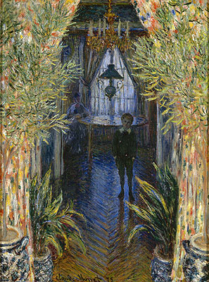 A Corner of the Apartment, 1875 | Monet | Painting Reproduction