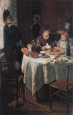 The Luncheon, 1868 | Claude Monet | Gemälde Reproduktion