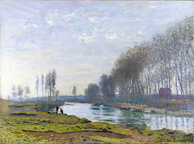 Der Petit Bras der Seine bei Argenteuil | Claude Monet | Gemälde Reproduktion