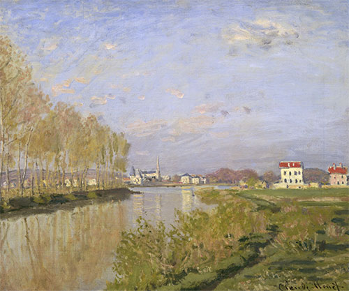 Die Seine bei Argenteuil | Claude Monet | Gemälde Reproduktion