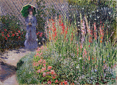 Gladioli, c.1876 | Monet | Painting Reproduction