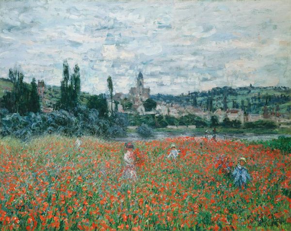 Poppies near Vetheuil, c.1879 | Claude Monet