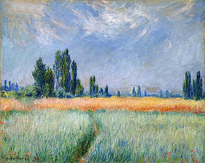 Wheat Field, Corn, 1881 | Claude Monet