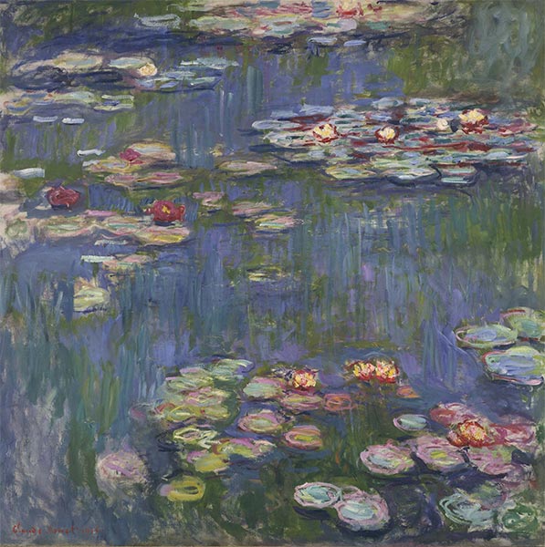 Water Lilies, 1916 | Claude Monet | Gemälde Reproduktion