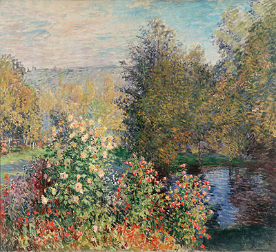 Corner of the Garden at Montgeron, c.1876 | Claude Monet | Painting Reproduction