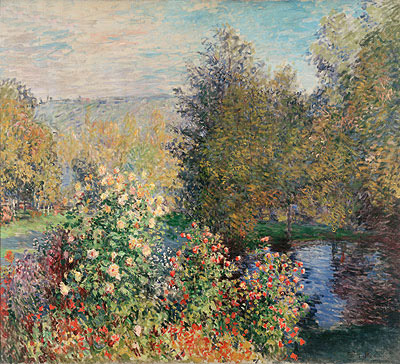Ecke des Gartens in Montgeron | Claude Monet | Gemälde Reproduktion