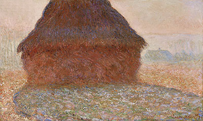 Heuhaufen im Sonnenlicht, 1890 | Claude Monet