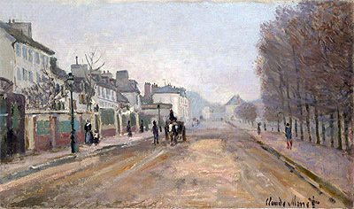 Boulevard Heloise, Argenteuil, 1872 | Claude Monet | Gemälde Reproduktion