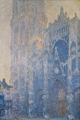 Rouen Cathedral, Harmony in White, Morning Light, 1894 | Claude Monet | Gemälde Reproduktion