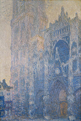 Rouen Cathedral, Harmony in White, Morning Light | Claude Monet | Painting Reproduction