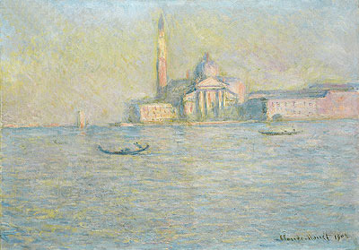 The Church of San Giorgio Maggiore, Venice, 1908 | Claude Monet | Painting Reproduction