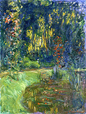 The Water-Lily Pond at Giverny, 1917 | Claude Monet | Gemälde Reproduktion
