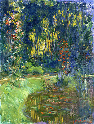 Der Seerosenteich in Giverny | Claude Monet | Gemälde Reproduktion