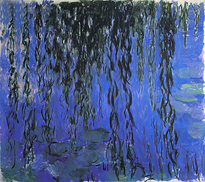 Water Lilies with Weeping Willow Branches, c.1916/19 | Claude Monet | Painting Reproduction