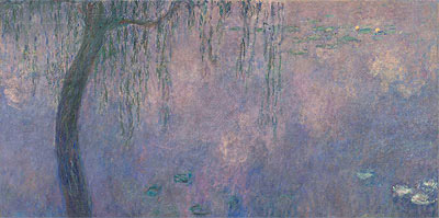 Nympheas (The Two Willows) Part 1, c.1920/26 | Claude Monet | Painting Reproduction