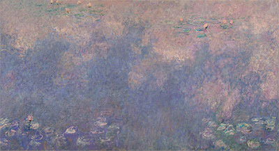 Nympheas (The Two Willows) Part 3, c.1920/26 | Claude Monet | Gemälde Reproduktion