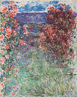 The House among the Roses, 1925 | Claude Monet | Painting Reproduction
