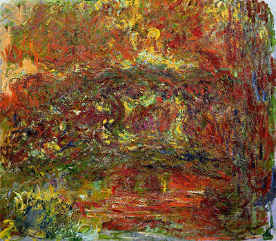 The Japanese Bridge, c.1918/24  | Claude Monet | Painting Reproduction