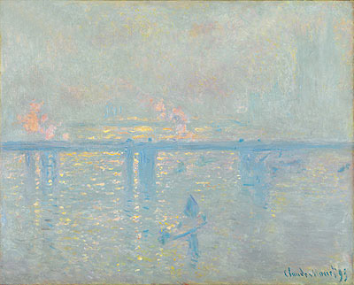 Charing Cross Bridge, 1899 | Claude Monet | Gemälde Reproduktion