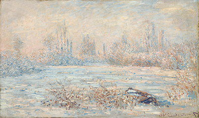 Frost near Vetheuil, 1880 | Claude Monet | Gemälde Reproduktion