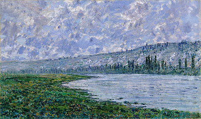 The Seine at Vetheuil, 1880 | Claude Monet | Gemälde Reproduktion