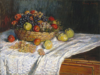 Apples and Grapes, c.1879/80 | Claude Monet | Gemälde Reproduktion